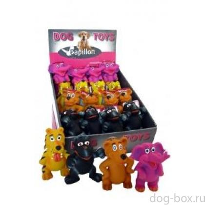 Игрушка для собак "Милая Зверюшка", 12см, латекс (Wild animals)-0