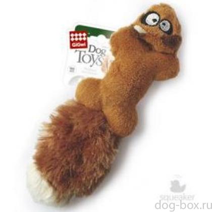 Игрушка для собак Белка с 2-мя пищалками 24 см  (75066)-0