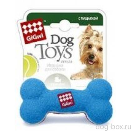 Игрушка для собак Кость с пищалкой Малая, 11 см (75002)-0