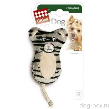 Игрушка для собак Кот с 2-мя пищалками, 9 см (75024)-0