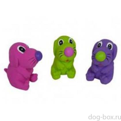 Игрушка для собак "Грустная собачка", латекс, 8-9см (Sitting dog) 140052-0