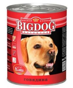 Консервы для собак "BIG DOG"  Говядина