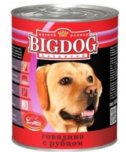 Консервы для собак "BIG DOG"  Говядина с рубцом