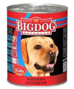 Консервы для собак "BIG DOG"  Мясное ассорти