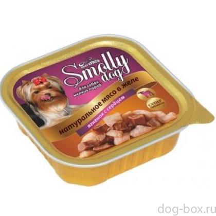 Консервы для собак "Smolly dog"  Ягненок с сердцем-0