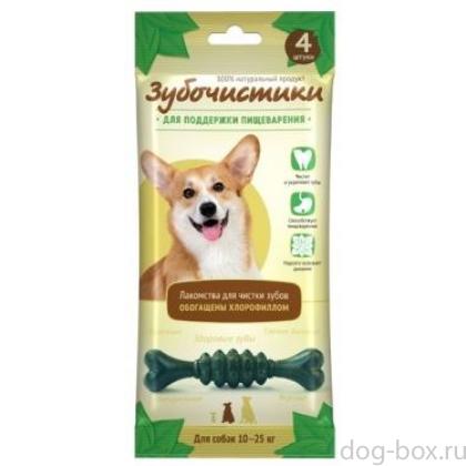Зубочистики "Мятные" для собак средних пород, 4шт.-0