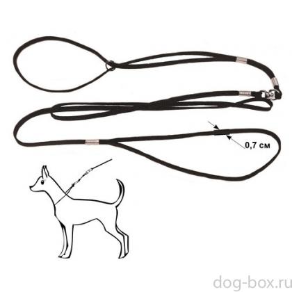 Ринговка черная, капрон, 7мм-0