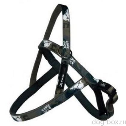 Нейлоновая шлейка "Рок-н-ролл"  серая-0