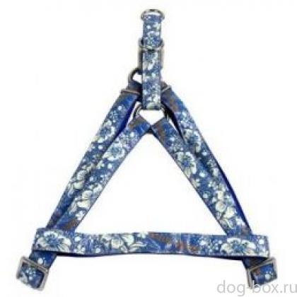 Шлейка с рисунком 15мм-35-60см, синяя-0