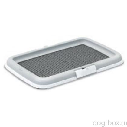 Туалет со столбиком Puppy Trainer для щенков и собак 60*40*4см-0