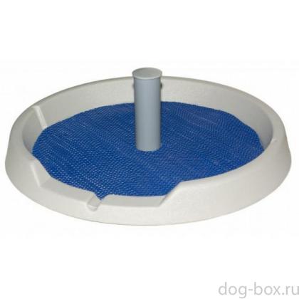 Туалет со столбиком для собак мелких пород (круг) D50см -0